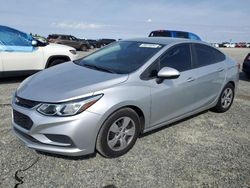 Chevrolet Cruze LS salvage cars for sale: 2018 Chevrolet Cruze LS