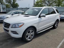 Salvage cars for sale at Moraine, OH auction: 2015 Mercedes-Benz ML 350 4matic