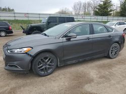 Salvage cars for sale at Davison, MI auction: 2015 Ford Fusion SE