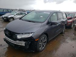 Salvage cars for sale at Elgin, IL auction: 2023 Honda Odyssey Touring