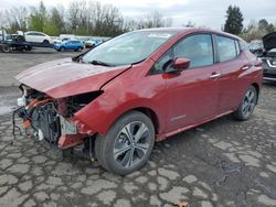 Nissan Leaf s salvage cars for sale: 2019 Nissan Leaf S