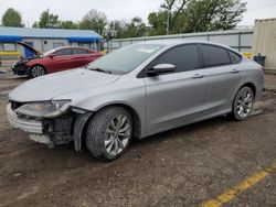 Salvage cars for sale at Wichita, KS auction: 2015 Chrysler 200 S