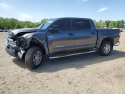 Toyota salvage cars for sale: 2017 Toyota Tundra Crewmax SR5