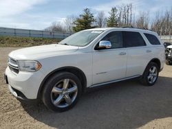 Salvage cars for sale from Copart Davison, MI: 2012 Dodge Durango Citadel