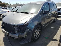 Salvage cars for sale at Martinez, CA auction: 2012 Honda Odyssey EXL