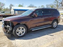 Salvage cars for sale at Wichita, KS auction: 2012 Dodge Durango Crew