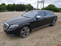 Salvage cars for sale at China Grove, NC auction: 2015 Mercedes-Benz S 550 4matic