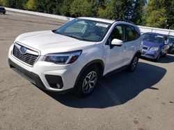 Salvage cars for sale from Copart Arlington, WA: 2021 Subaru Forester Premium