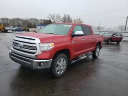 Salvage cars for sale at Ham Lake, MN auction: 2016 Toyota Tundra Crewmax 1794