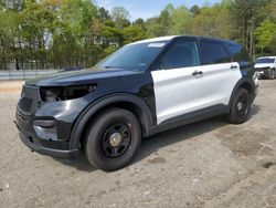Salvage cars for sale from Copart Austell, GA: 2021 Ford Explorer Police Interceptor