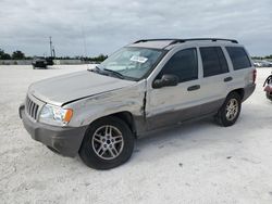 Jeep salvage cars for sale: 2004 Jeep Grand Cherokee Laredo