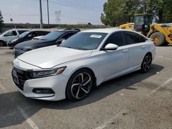 Salvage cars for sale at Rancho Cucamonga, CA auction: 2020 Honda Accord Sport