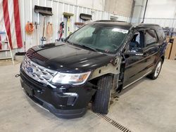 Salvage cars for sale from Copart Mcfarland, WI: 2018 Ford Explorer XLT