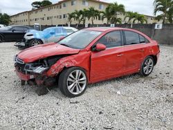 Salvage cars for sale from Copart Opa Locka, FL: 2014 Chevrolet Cruze LTZ