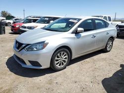 Salvage cars for sale from Copart Tucson, AZ: 2018 Nissan Sentra S