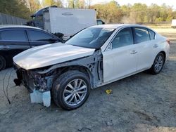 Salvage cars for sale at Waldorf, MD auction: 2015 Infiniti Q50 Base