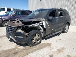 Salvage cars for sale at Franklin, WI auction: 2013 Mercedes-Benz ML 350 Bluetec