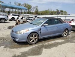 Salvage cars for sale at Spartanburg, SC auction: 2006 Toyota Camry Solara SE