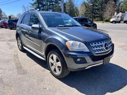 Salvage cars for sale from Copart North Billerica, MA: 2010 Mercedes-Benz ML 350 4matic