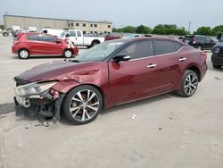 Vehiculos salvage en venta de Copart Wilmer, TX: 2016 Nissan Maxima 3.5S