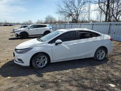 Chevrolet salvage cars for sale: 2017 Chevrolet Cruze LT