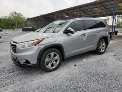 Salvage cars for sale at Cartersville, GA auction: 2016 Toyota Highlander Limited