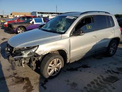 Salvage cars for sale at Grand Prairie, TX auction: 2015 Volkswagen Tiguan S