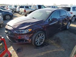 Ford Fusion Titanium salvage cars for sale: 2017 Ford Fusion Titanium