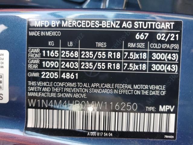 2021 Mercedes-Benz GLB 250 4matic