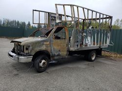 Salvage trucks for sale at Arlington, WA auction: 2011 Ford Econoline E350 Super Duty Cutaway Van