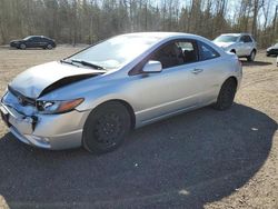 Salvage cars for sale from Copart Bowmanville, ON: 2007 Honda Civic LX
