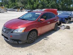 Salvage cars for sale from Copart Ocala, FL: 2015 Nissan Sentra S