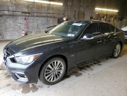 Salvage cars for sale at Angola, NY auction: 2020 Infiniti Q50 Pure