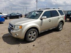 Salvage cars for sale from Copart Greenwood, NE: 2011 Ford Escape Limited
