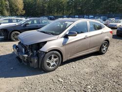 Salvage cars for sale at Graham, WA auction: 2012 Hyundai Accent GLS
