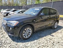 Salvage cars for sale at Waldorf, MD auction: 2015 BMW X3 XDRIVE28I