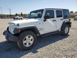Salvage cars for sale at Mentone, CA auction: 2018 Jeep Wrangler Unlimited Sport