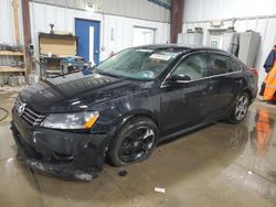 Salvage cars for sale at West Mifflin, PA auction: 2013 Volkswagen Passat SE