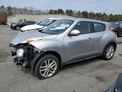 Salvage cars for sale at Exeter, RI auction: 2011 Nissan Juke S