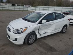 Salvage cars for sale at Assonet, MA auction: 2016 Hyundai Accent SE