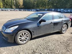 Vehiculos salvage en venta de Copart Graham, WA: 2008 Infiniti G35