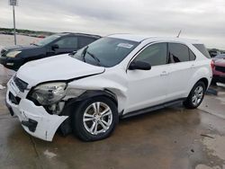 Salvage cars for sale at Grand Prairie, TX auction: 2014 Chevrolet Equinox LS