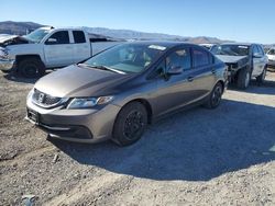 Salvage cars for sale at North Las Vegas, NV auction: 2013 Honda Civic LX