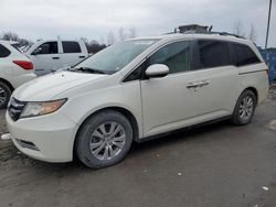 Salvage cars for sale at auction: 2016 Honda Odyssey EXL