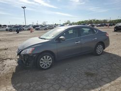 Salvage cars for sale at Indianapolis, IN auction: 2015 Nissan Sentra S