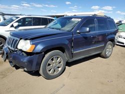 Salvage cars for sale at Brighton, CO auction: 2008 Jeep Grand Cherokee Limited