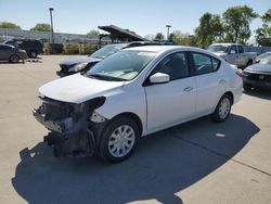 Salvage cars for sale at Sacramento, CA auction: 2017 Nissan Versa S