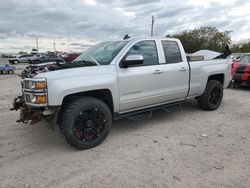 Chevrolet salvage cars for sale: 2015 Chevrolet Silverado K1500 LT