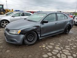 Salvage cars for sale at Woodhaven, MI auction: 2014 Volkswagen Jetta Base