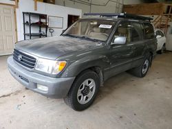 Toyota salvage cars for sale: 2000 Toyota Land Cruiser